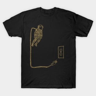 Astronaut unplugged space walk T-Shirt